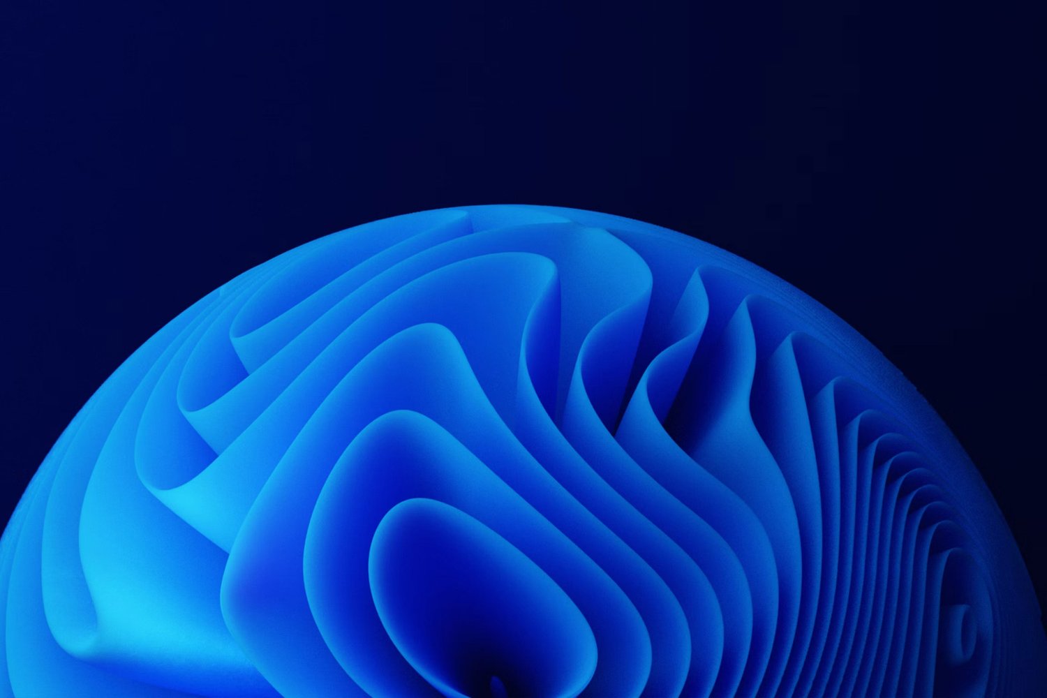 An abstract blue illustration 