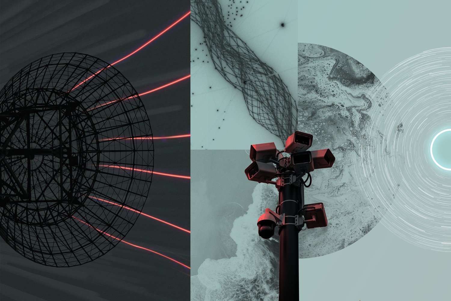 abstract illustration on cybersecurity 