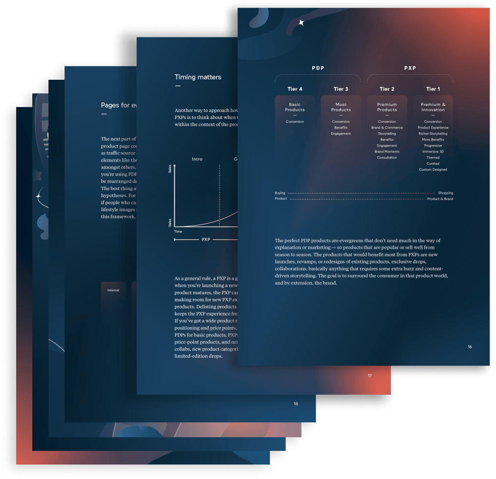 Product Experience Pages